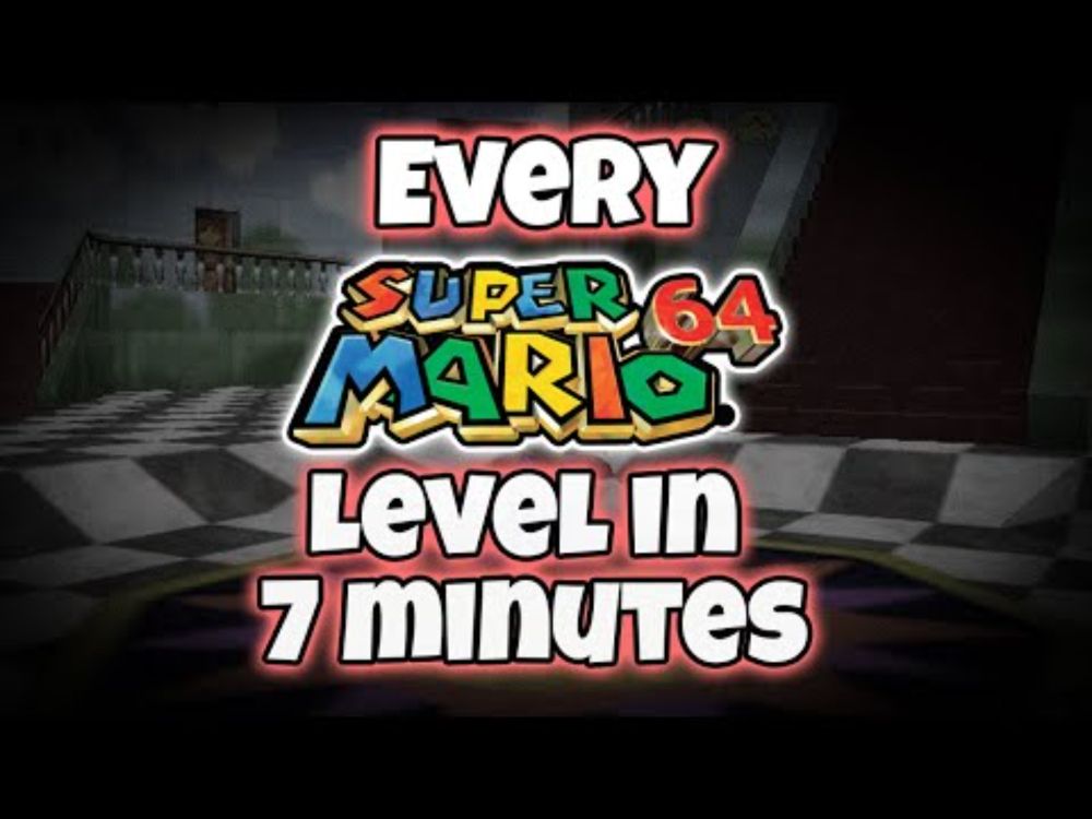 Every Super Mario 64 Level Summarized in 7 Minutes | MrDean