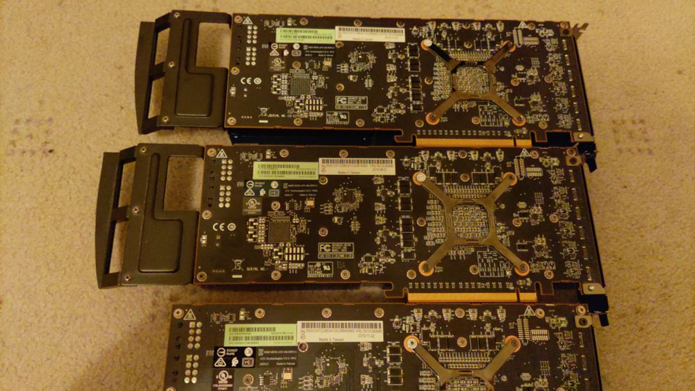 The same GPUs from the back.