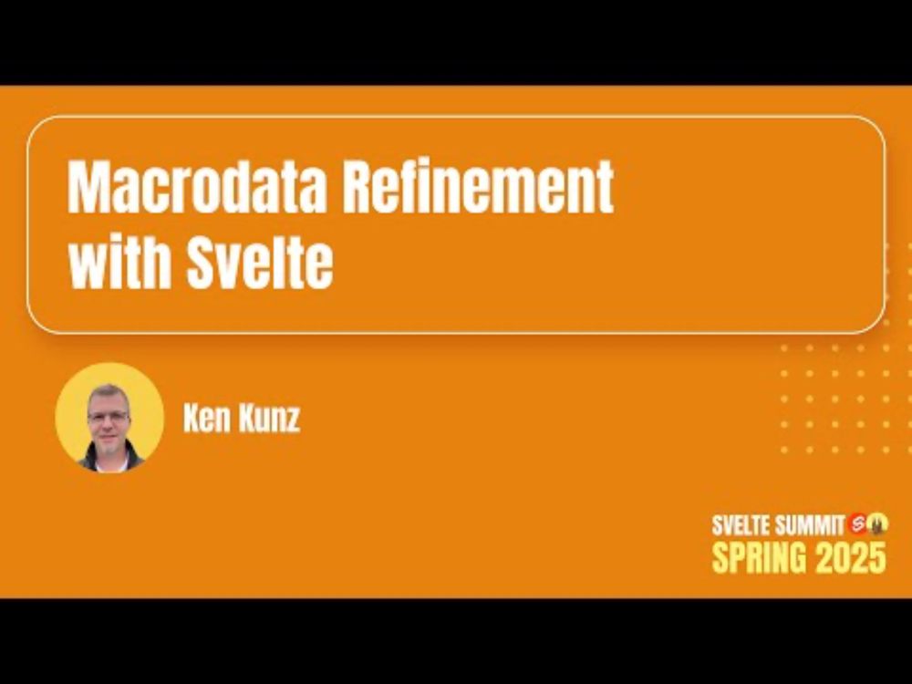 Macrodata Refinement with Svelte, Ken Kunz — Svelte Summit Spring 2025