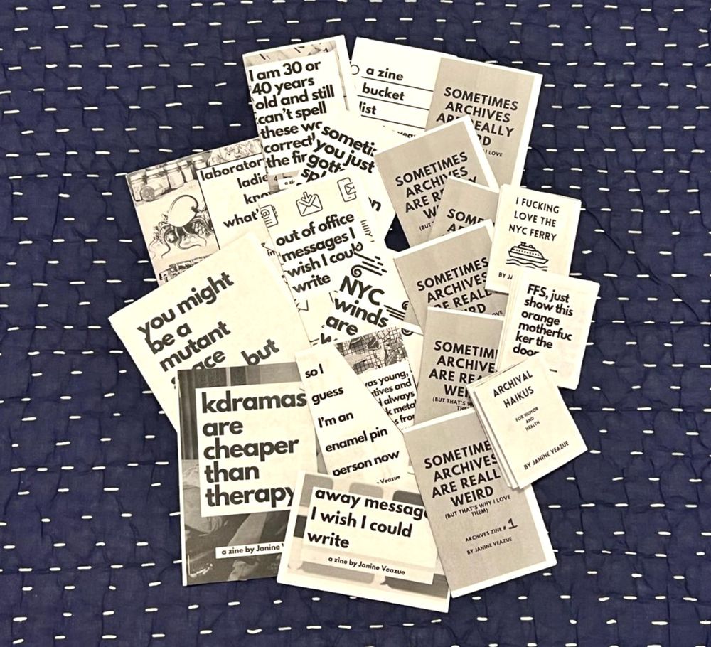 image of a pile of zines 