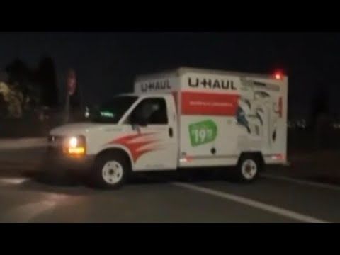 Officers shoot at U-Haul truck near protests outside California Coast Guard base