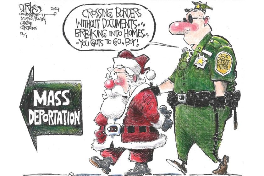 Maga Republican conservatives deport Santa Claus.

Christmas Messages