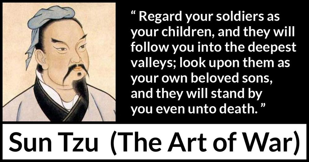 Progressives, Liberals and Democratic Socialists regard GIs as their beloved children.

Maga republican conservatives only regard GIs as tools to be used up and we Veterans as only their photo opportunity.

#VeteransDay     Veterans Day

Regard your soldiers as your children, and they will follow you into the deepest valleys; look upon them as your own beloved sons, and they will stand by you even unto death.