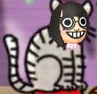 mii nate as an evil cat