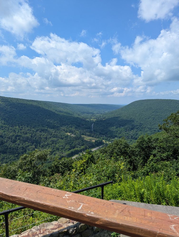 View to the north from Ontario County's Gannett Hill Park, NY 