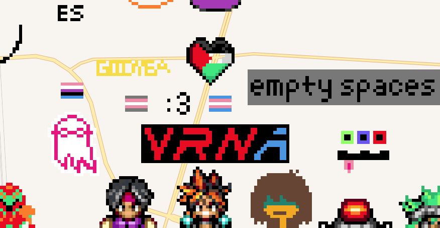 Wplace pixel art. "VRNA"