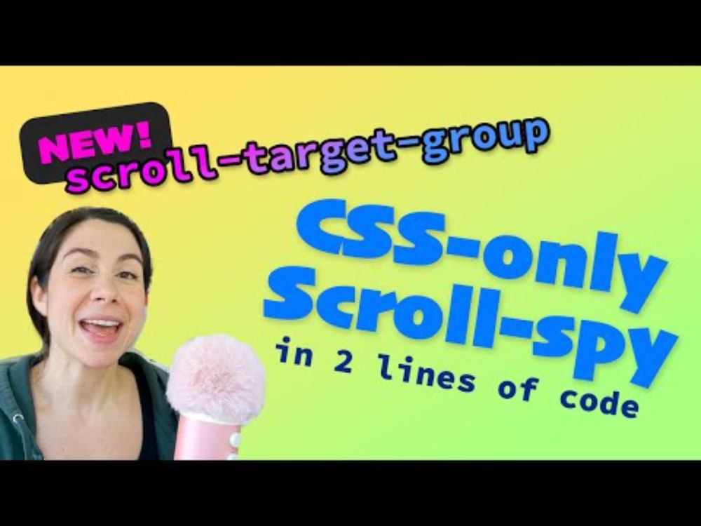 Build a scroll spy in 2 lines of CSS with scroll-target-group and :target-current