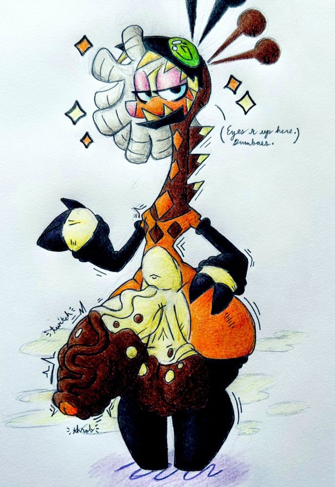 A Farigiraf with a massive throbbing penis :33333
"Stored Power" is a move that increases in power base on the users stat boosts, in this case making a passing reference to Farigiraf being pent up :33333
