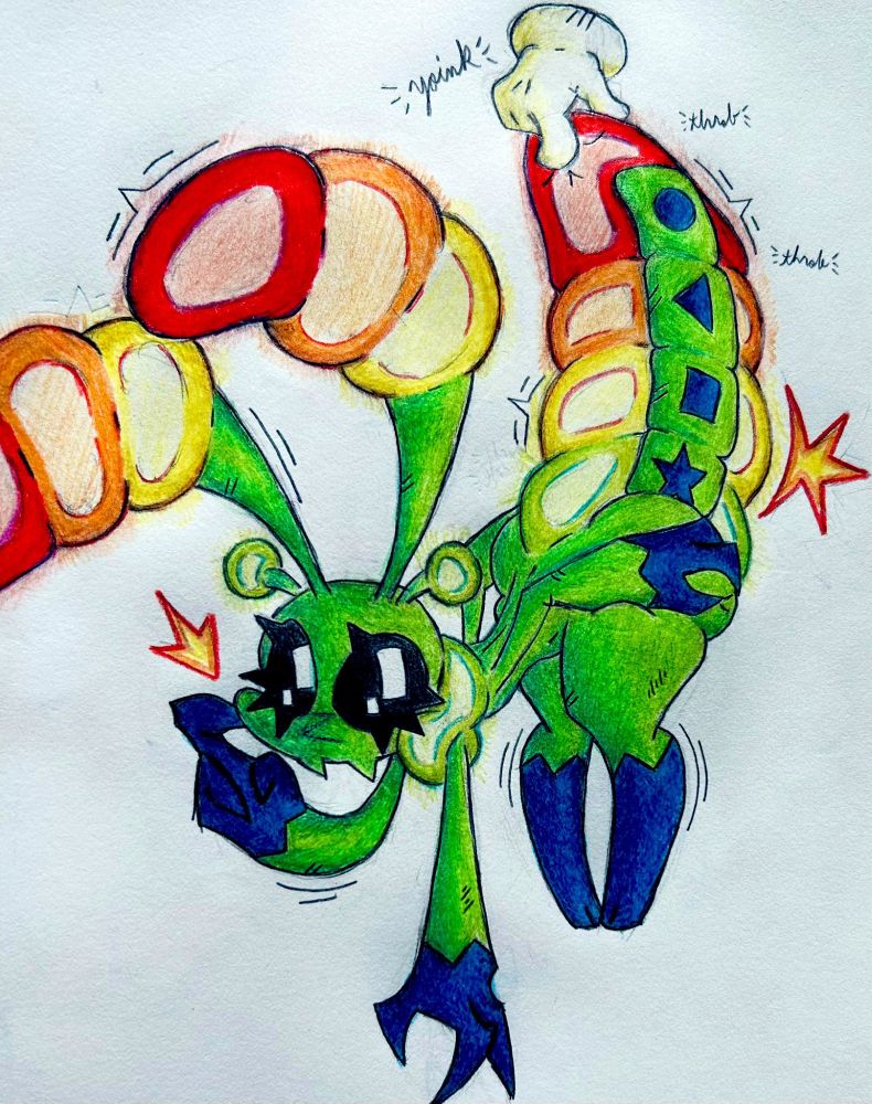 Unaware Firefly gets yoinked by their abdomen💚💛🧡❤️