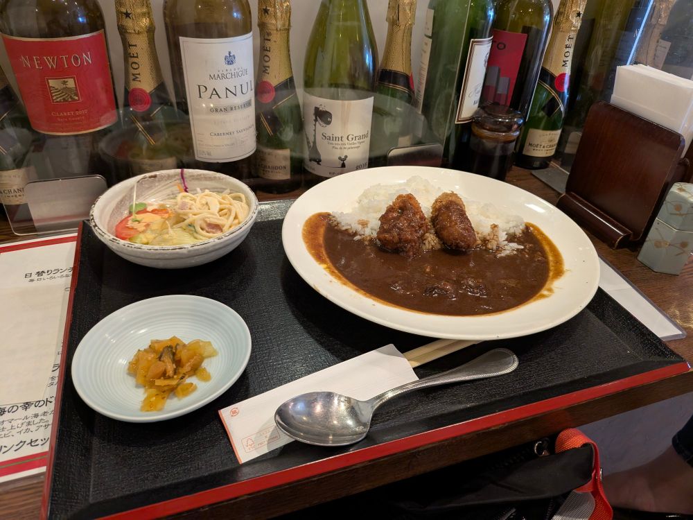 Ken's レシピ 自家製カレーライス カキフライ乗せ