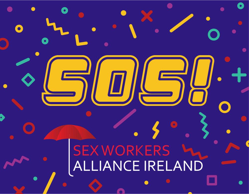 This image is text on a graphic background. 
It says SOS! in yellow letters on a colourful blue background. The image is supposed to convey urgency. 