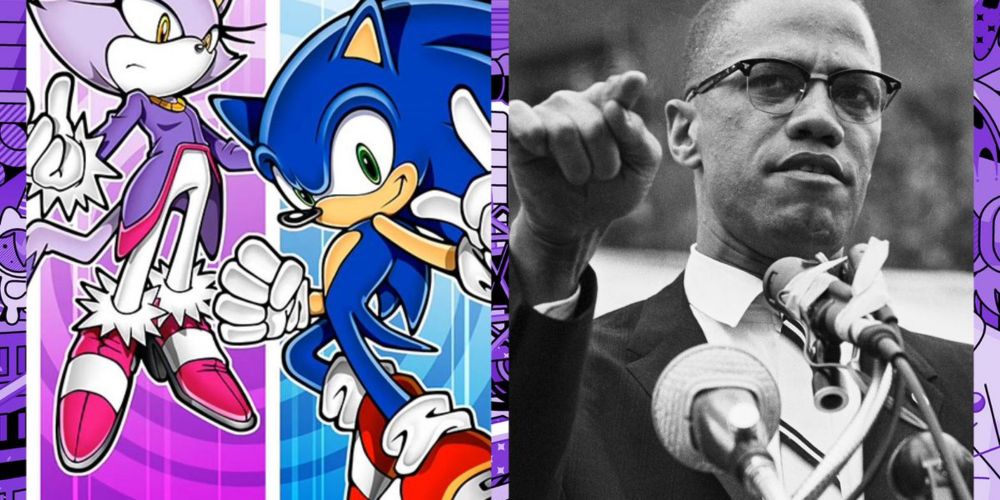 We can thank Hideki Naganuma for putting Malcolm X in a Sonic game