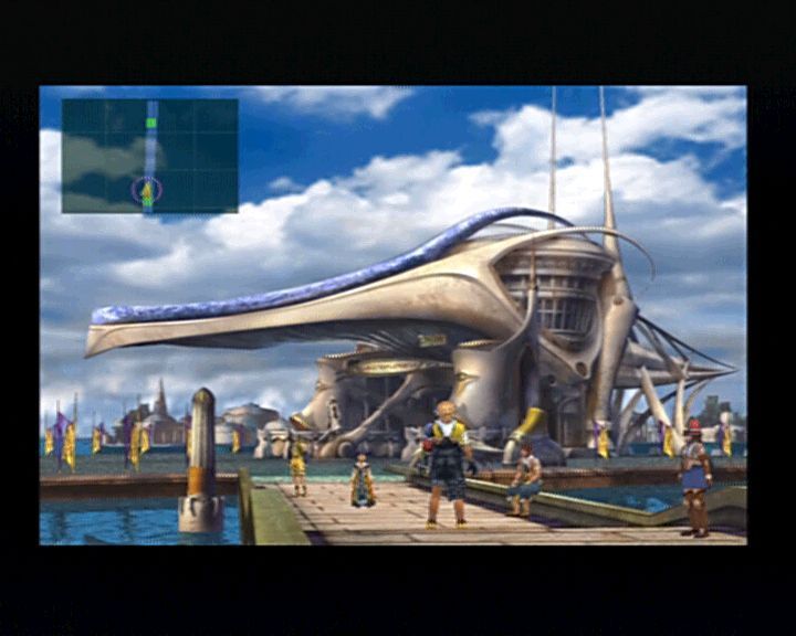 Final Fantasy X - The party arrives in Luca
