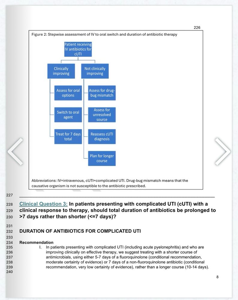Figure 2 flowchart showing stepwise assessment of IV to PO switch and duration of therapy