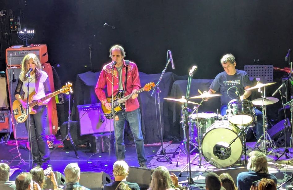 Photo of the band Love Child performing as an opener for Yo La Tengo at the December 30, 2024 Eight Nights of Hanukkah show at the Bowery Ballroom in Manhattan.