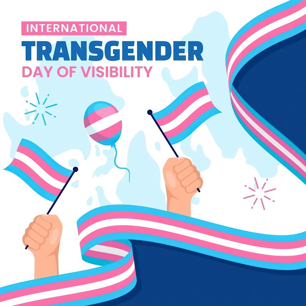 Transgender Day of Visibilty🏳️‍⚧️

Transgendertag der Sichtbarkeit 🏳️‍⚧️

Lasst uns alle Menschen feiern und würdigen, im Kampf für Akzeptanz und Selbstbestimmtheit 🏳️‍⚧️❤️

#transdayofvisibility🏳️‍⚧️
#transgendertagdersichtbarkeit
#transrightsarehumanrights🏳️‍⚧️