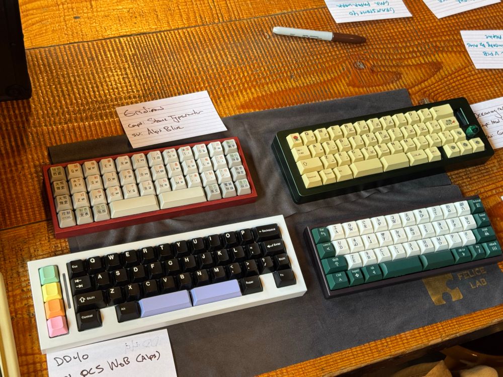 even more 40% mechanical keyboards