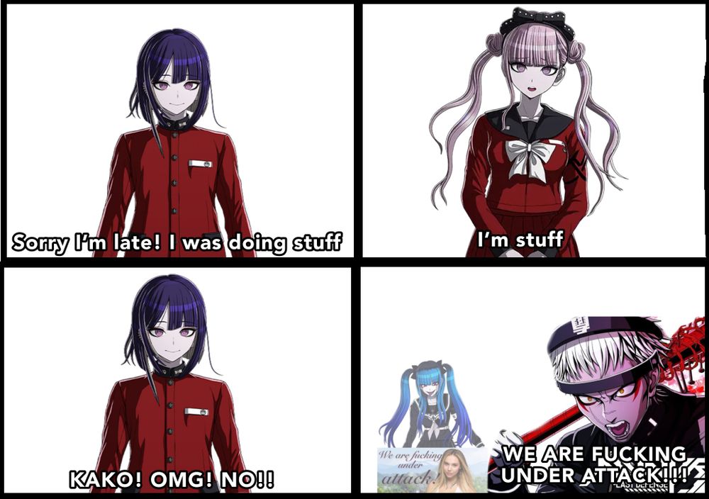 Characters from Hundred Line Last Defense Academy 