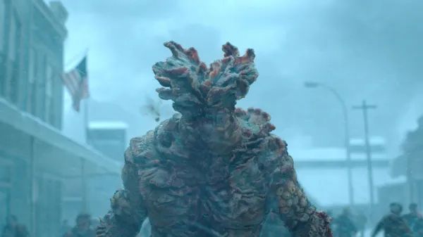 The huge bloater Infected guy in the last of us TV series 