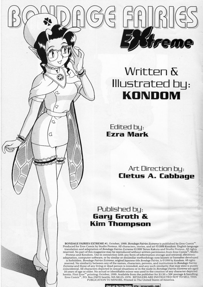 volume 1, page 2 of Bondage Fairies Extreme
