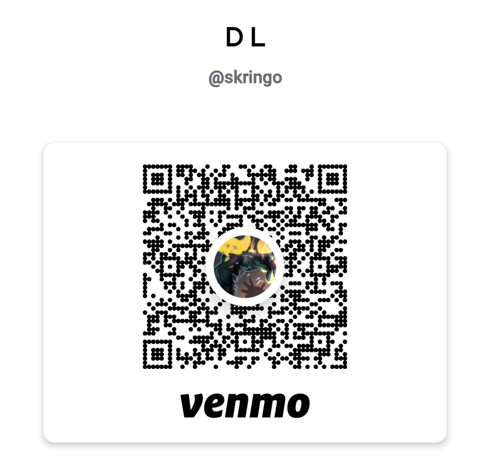Venmo QR code.