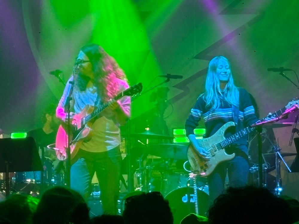 Grahame Lesh and Karina Rykman play at Peir 48 in San Francisco on August 2, 2025