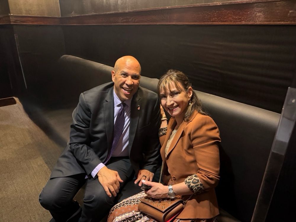 With Senator Corrie Booker! 
