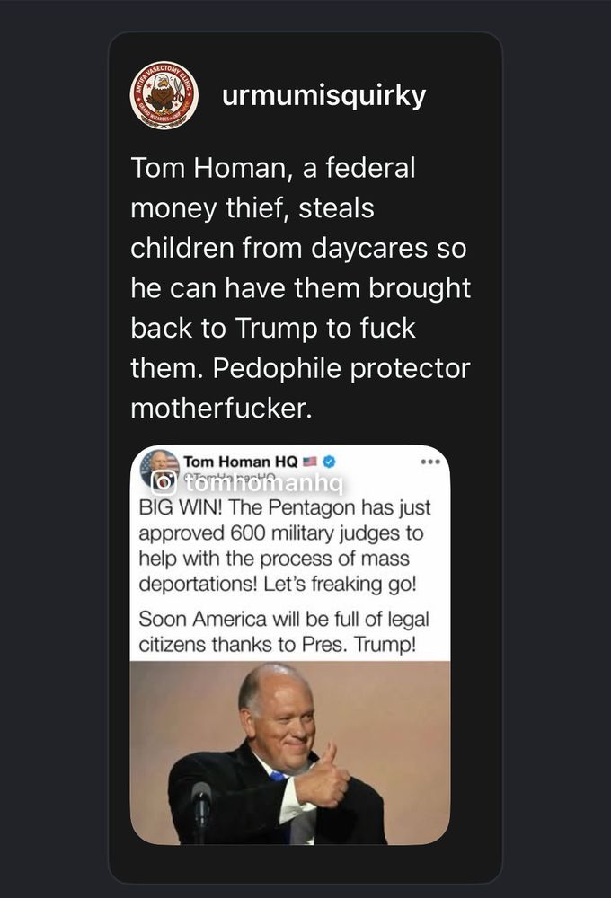 Let this cunt eat cake.