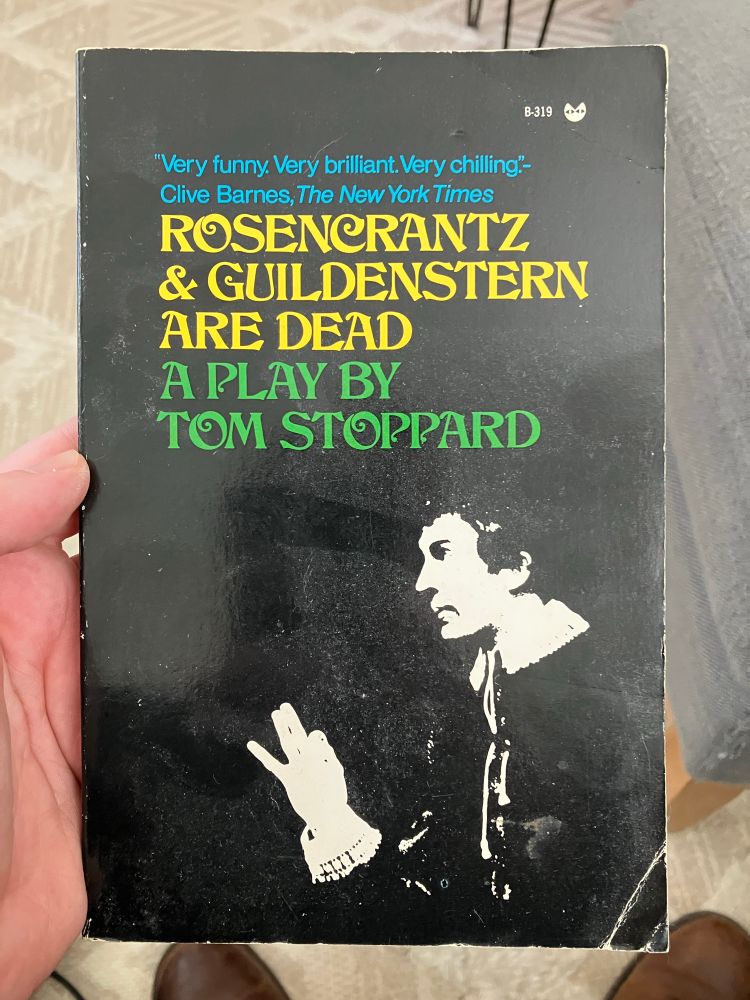 My copy of Rosencrantz & Guildenstern Are Dead