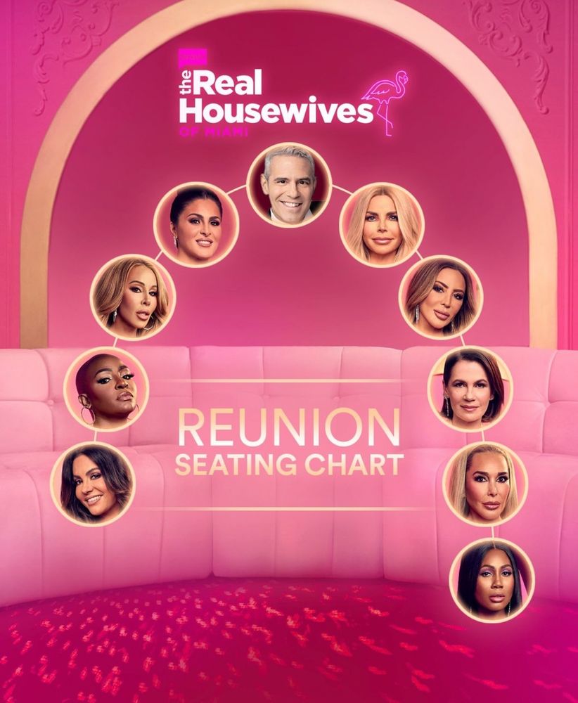 Seating chart for Real Housewives of Miami