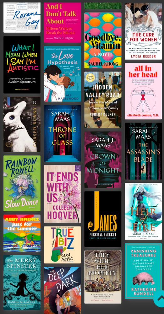 Photo showing small icons of the books I read this year.