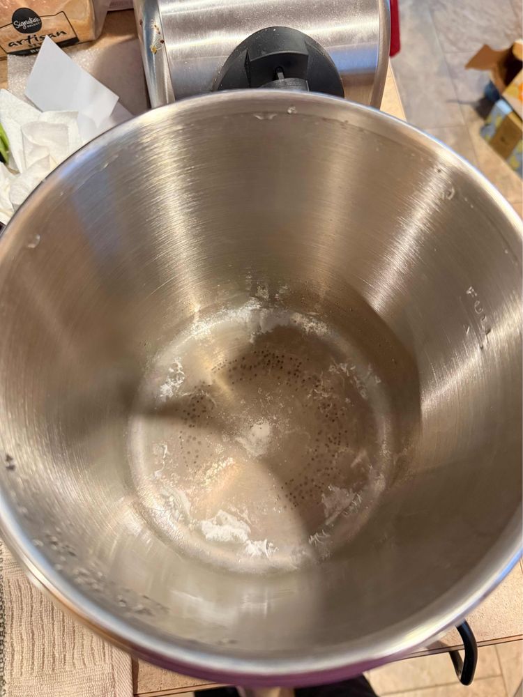 Gross calcium and other minerals left behind