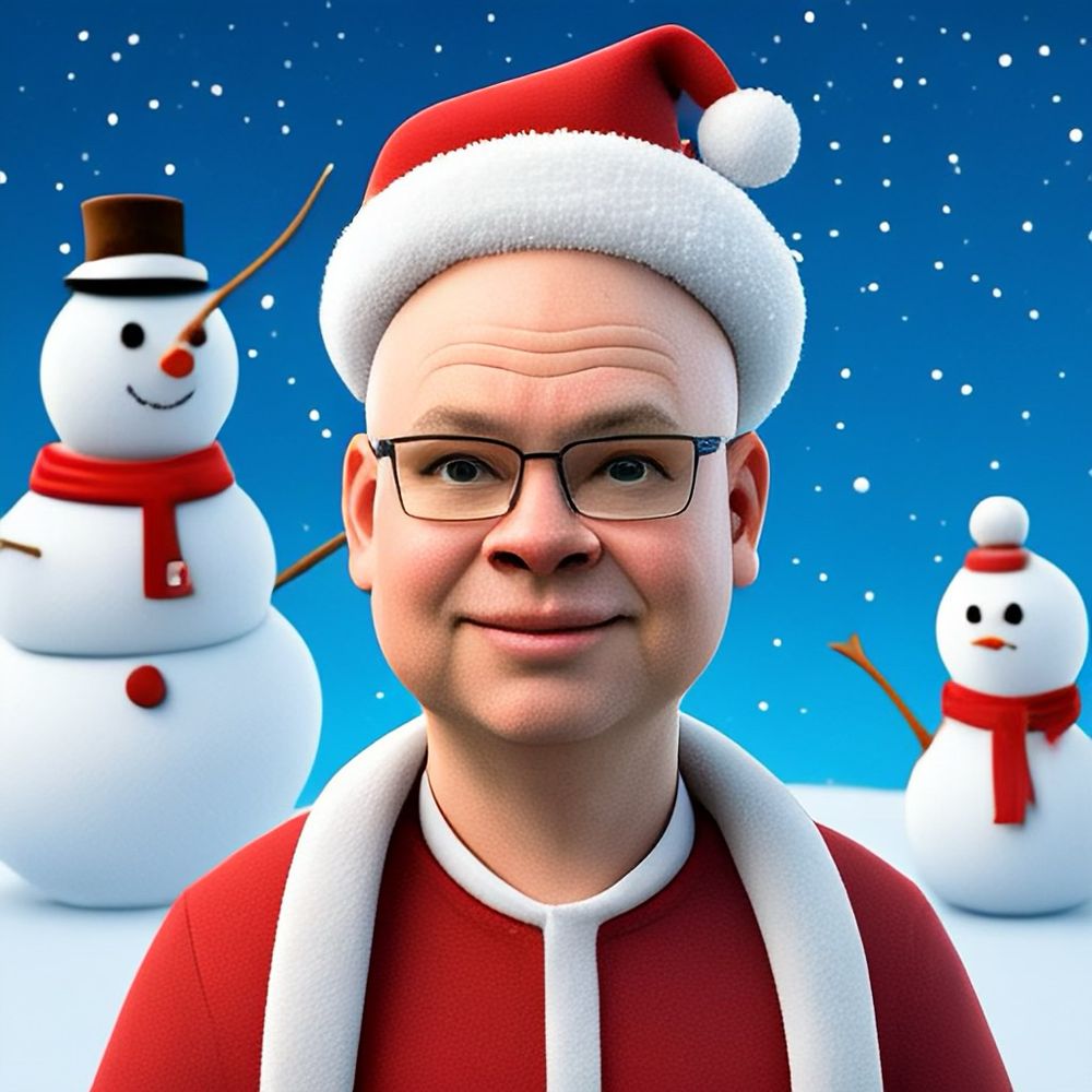 It’s me in an AI Santa suit it’s not pretty.