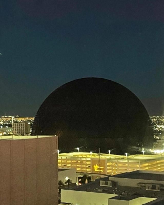black sphere in vegas