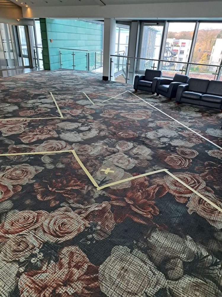 Tape makers on the 3rd floor of the hotel