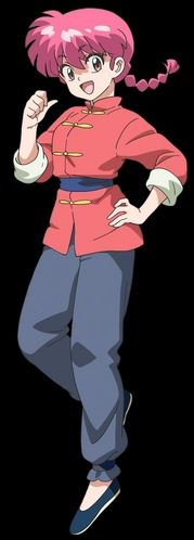 Female Ranma as depicted in the 2024 reboot anime of Ranma ½.