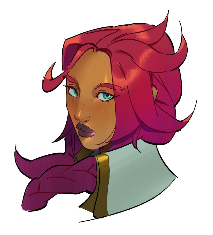A 3/4 portrait of Ruined King Miss Fortune.