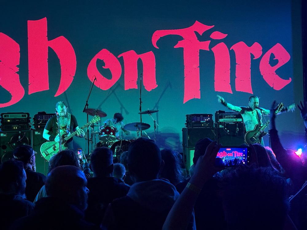 High on Fire on stage, Bremerton, WA