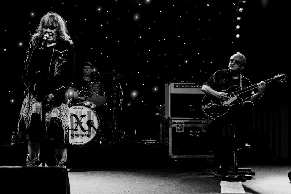 Monochrome: Exene Cervenka and Billy Zoom at the Crystal Ballroom