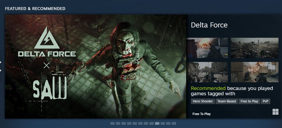 a free to play delta force game is having a crossover with SAW