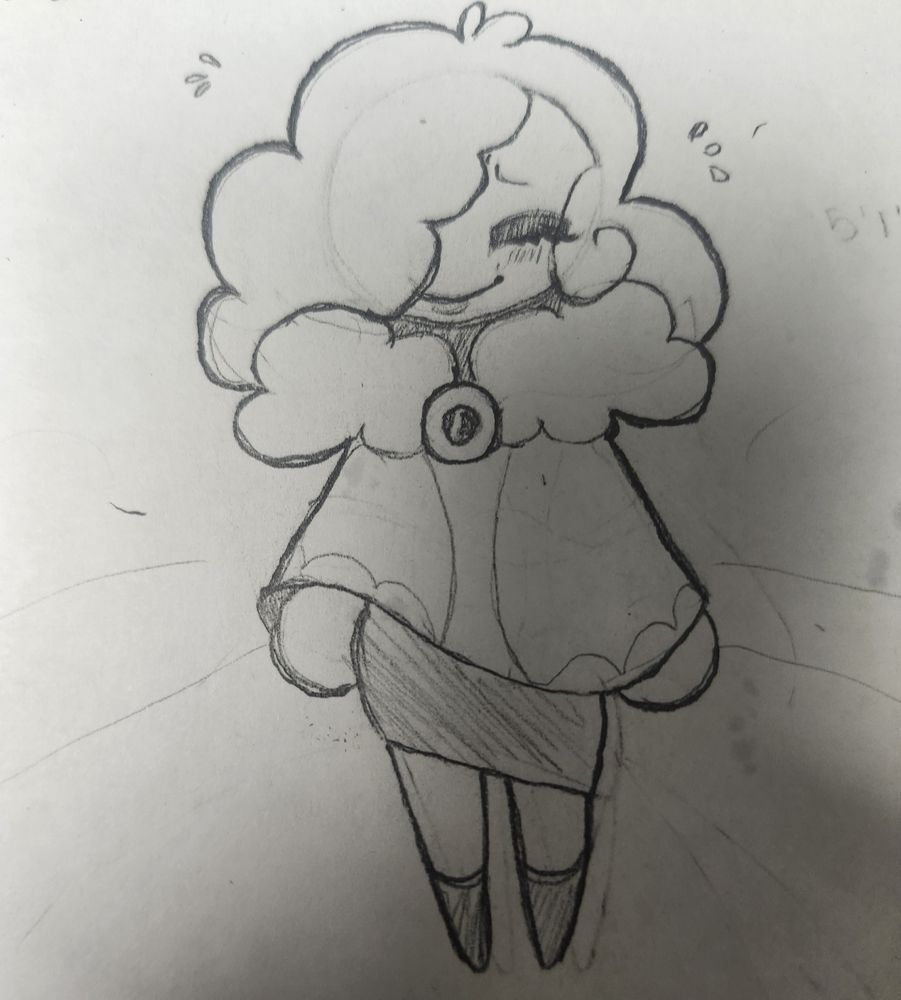 She/they, 21 y/o. Bisexual as heck. A nervous wreck, but they're sweet. She's not a shape who is good at hand-to-hand combat, though. Their specialties are telepathy and levitating over a short period of time. They play the violin and dance. (Has a huge crush on Pentellow..) 

They are an orange dork and fails miserable trying to hide it.
