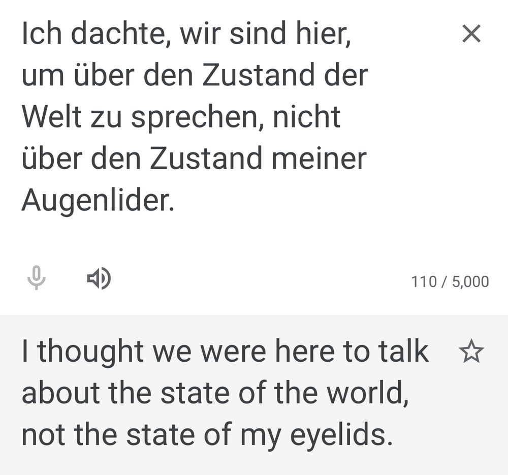 Google translate of the comment in question. 