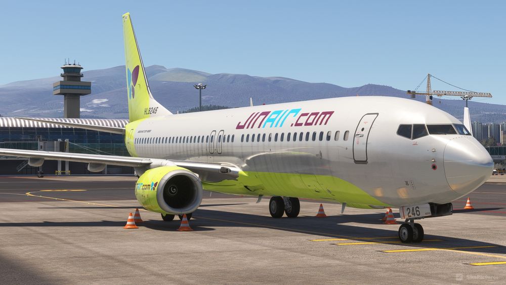 On ramp in Jeju International Airport with PMDG Boeing 737-800 by polaraviation