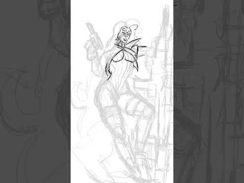 Scorched Spawn #Scorched #spawn #cominookart #illustration #drawing #art #timelapse