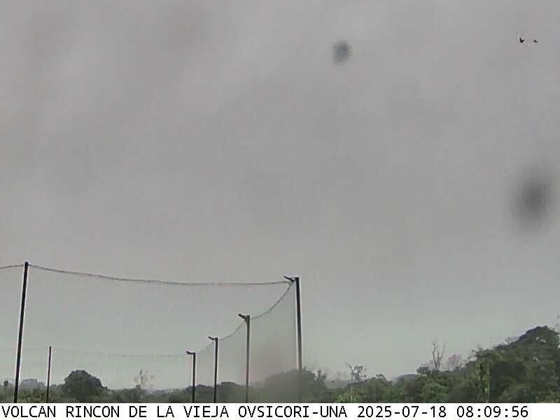Volcan Rincón de la Vieja Cámara ubicada en Buenos Aires de Upala de Alajuela.