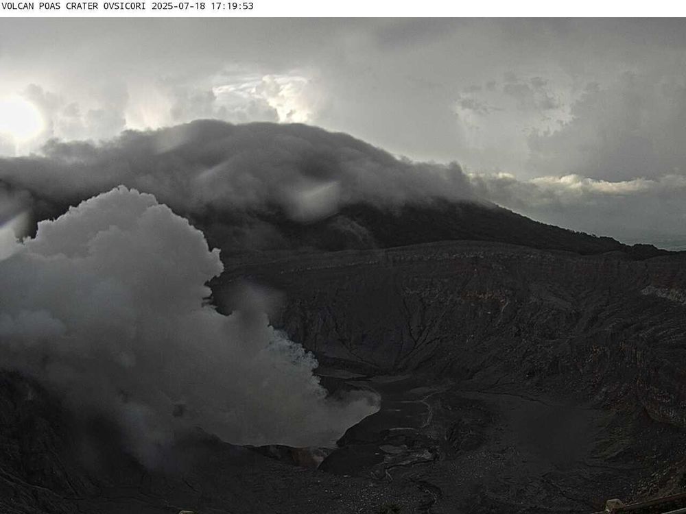 Webcam Cráter Volcán Poás.