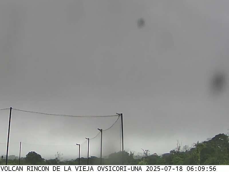 Volcan Rincón de la Vieja Cámara ubicada en Buenos Aires de Upala de Alajuela.