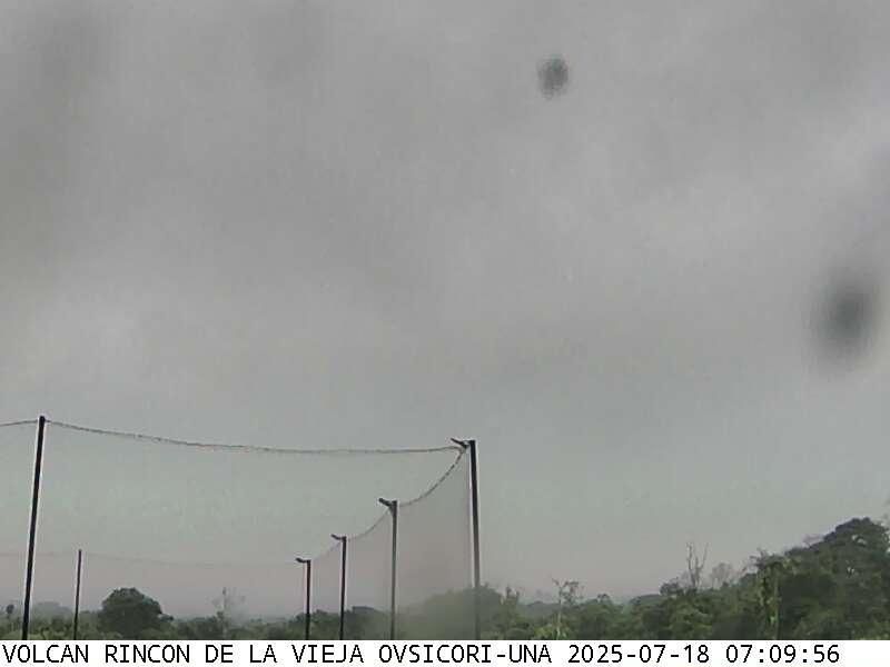 Volcan Rincón de la Vieja Cámara ubicada en Buenos Aires de Upala de Alajuela.
