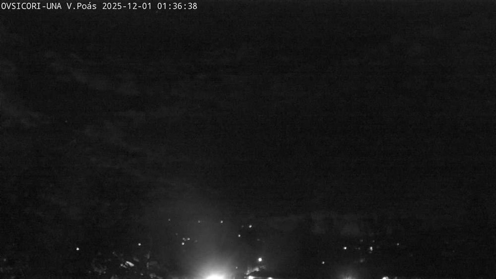 Webcam Volcán Poás. Vista desde Santa Barbara de Heredia