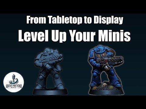 Level Up Your Minis! Display Standard Ultramarine Tutorial #warhammer40k #miniatures #warhammer